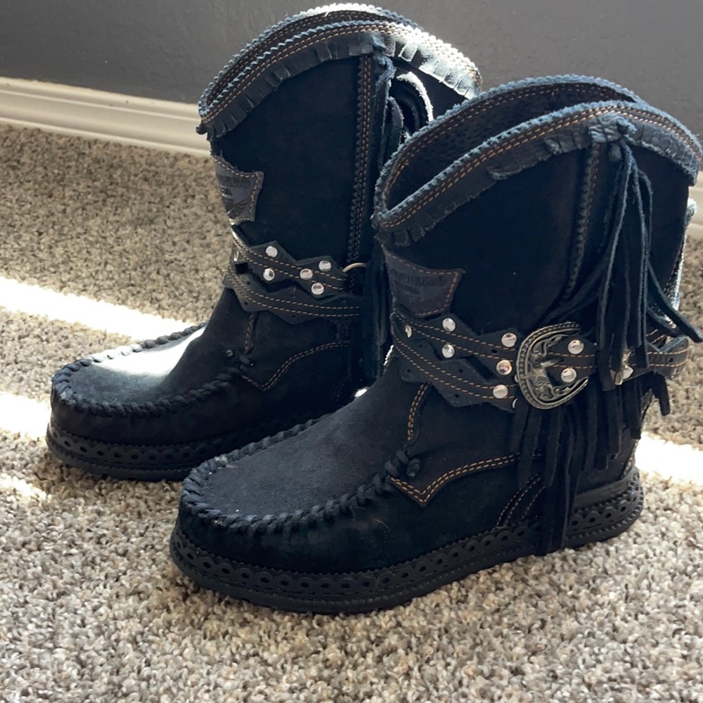 El Vaquero Arya mocc wedge boots